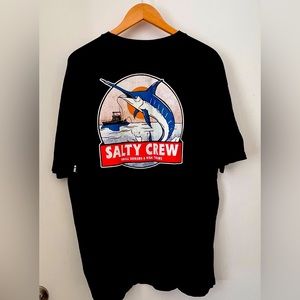 Salty Crew Deep Drop Men’s Size XXL black t shirt